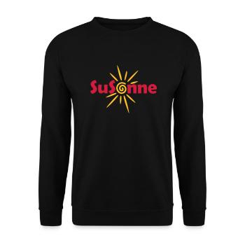 SuSonne - Unisex Pullover - Schwarz - Vorne - Alina (178cm) & Michal (187cm)