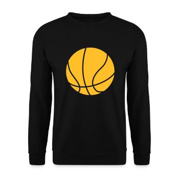 Basketball - Unisex Pullover - Schwarz - Vorne - Alina (178cm) & Michal (187cm)