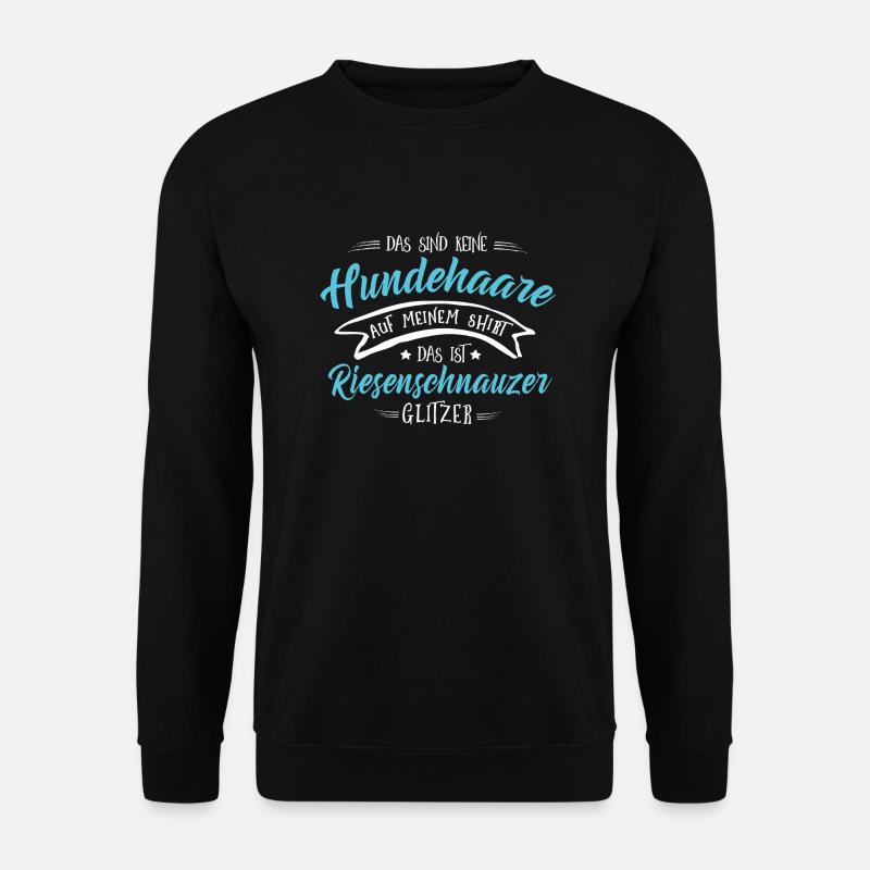Hund Riesenschnauzer - Unisex Pullover - Schwarz