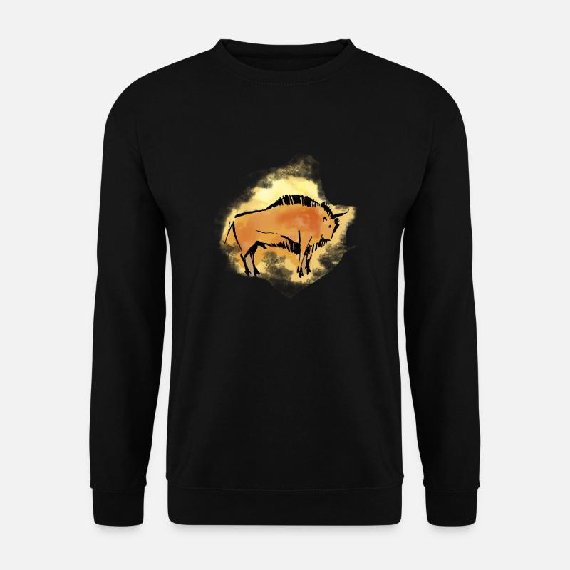 Bison - Unisex Sweatshirt - black