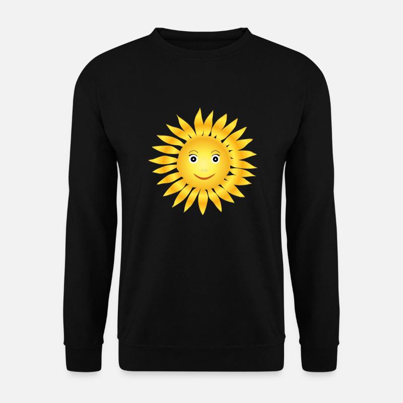 Sonne - Unisex Pullover - Schwarz