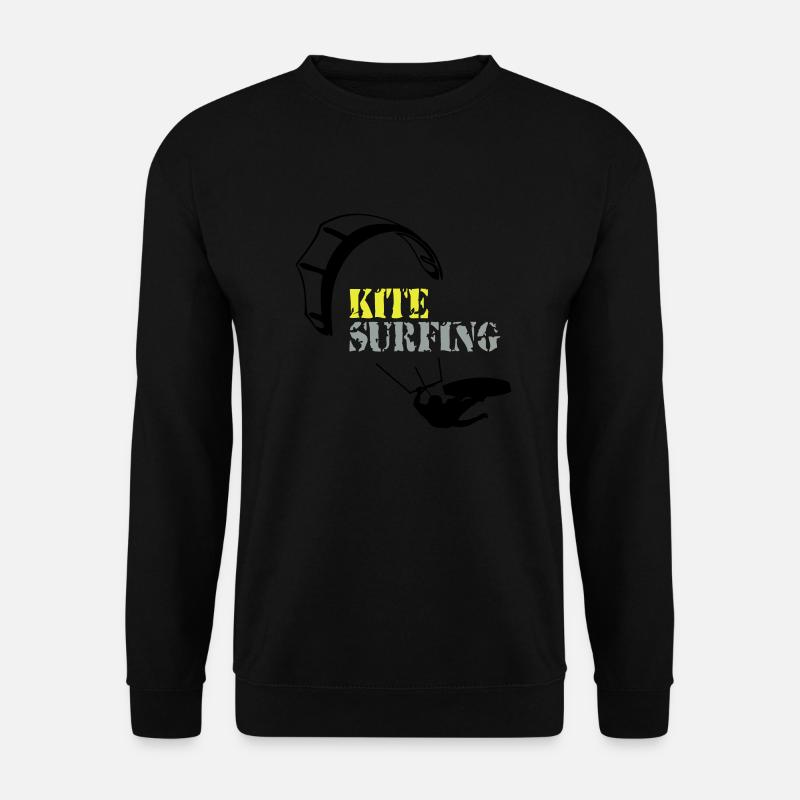 Kitesurfing - Unisex Pullover - Schwarz