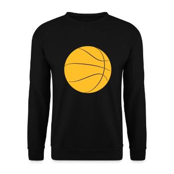 basketball - Unisex Pullover - Schwarz - Vorne - Alina (178cm) & Michal (187cm)