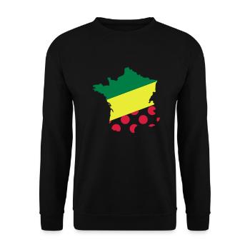 Tour de France - Unisex Sweatshirt - black - Front - Alina (178cm) & Michal (187cm)