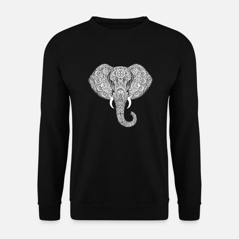 Elephant - Unisex Sweatshirt - black