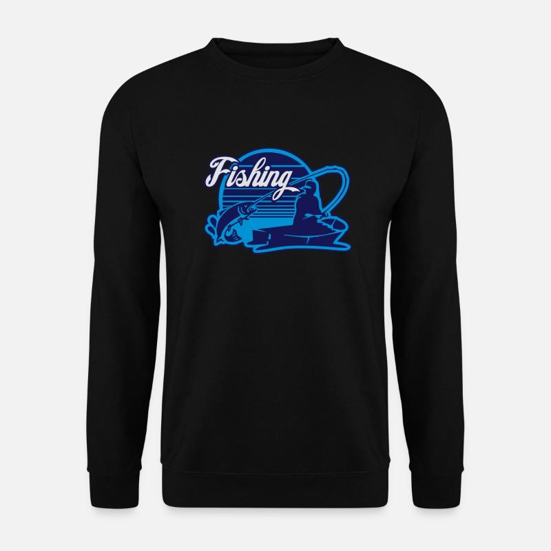 fishing - Unisex Pullover - Schwarz