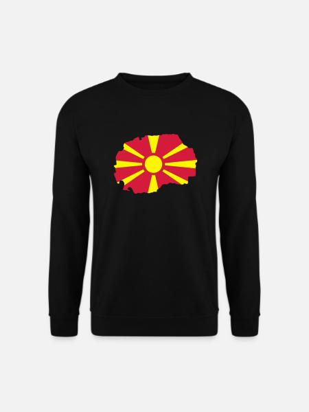 Mazedonien - Unisex Pullover - Schwarz