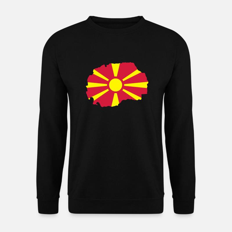 Mazedonien - Unisex Pullover - Schwarz