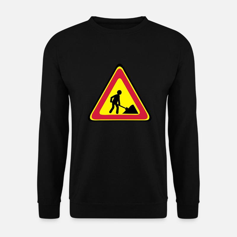 panel work man pelle1 - Unisex Sweatshirt - black