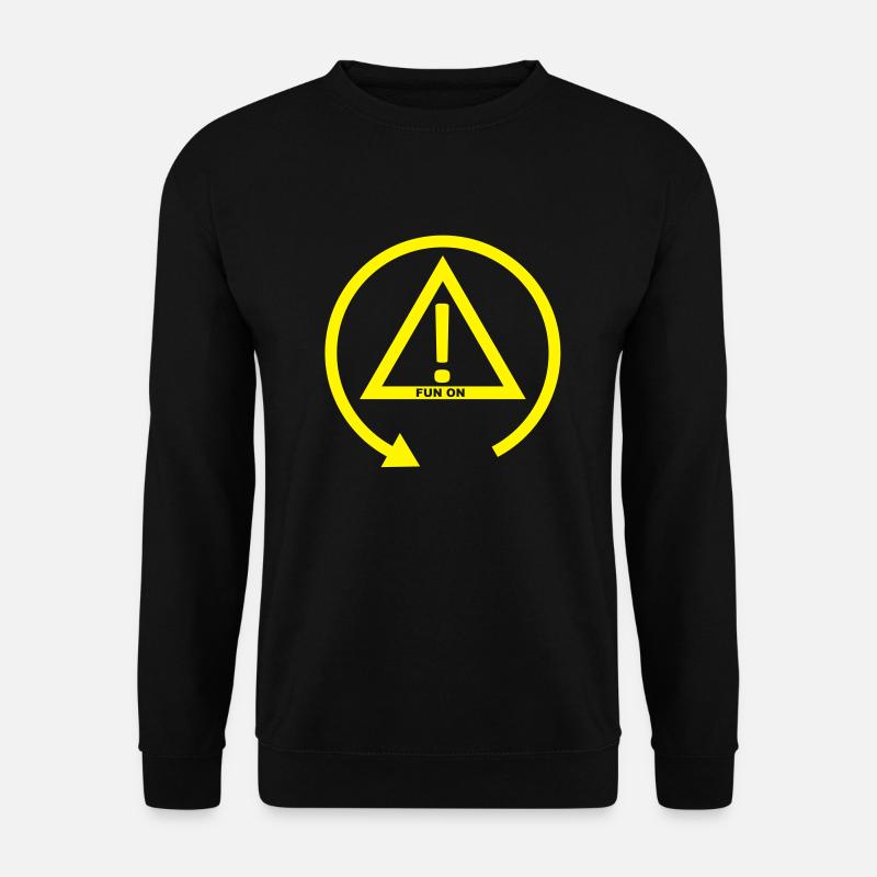 FUN ON - DSC OFF - Unisex Pullover - Schwarz