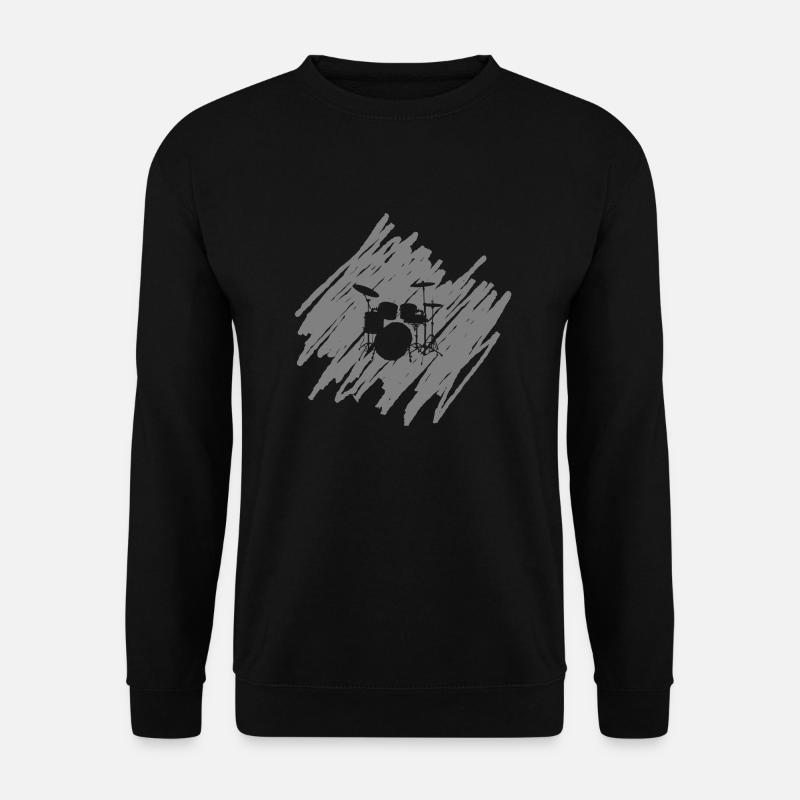 Schlagzeug - Unisex Pullover - Schwarz