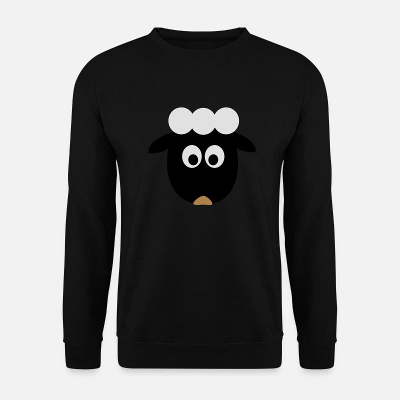 Schaf, mäh, Tier - Unisex Pullover - Schwarz