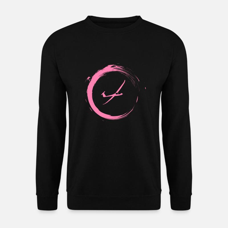 Segelflugzeug - Unisex Pullover - Schwarz