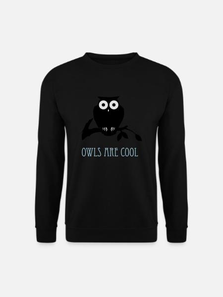 owls are cool - Unisex Sweatshirt - black