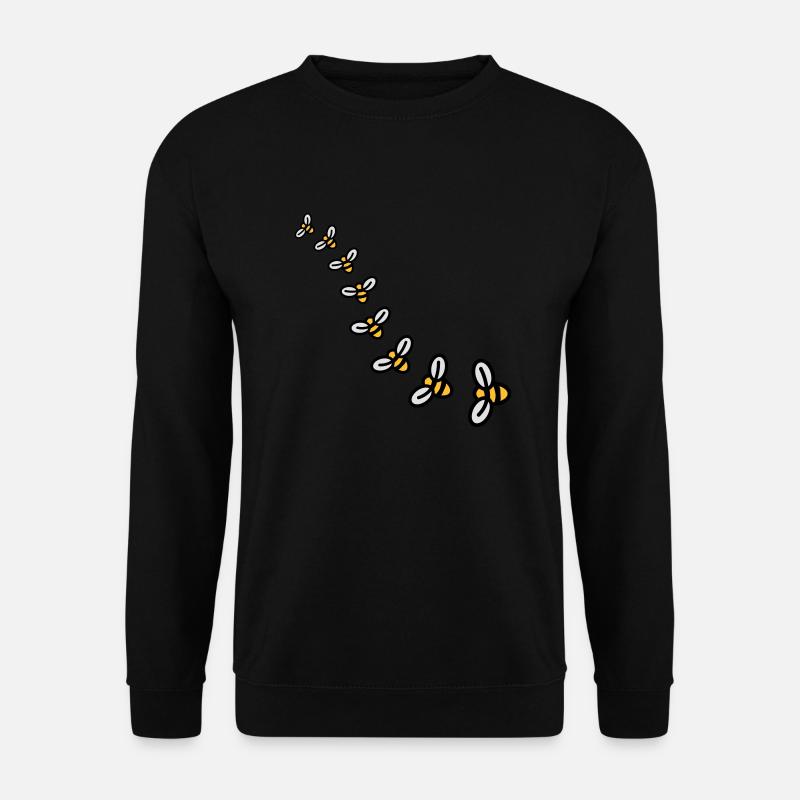 Bees Design - Unisex Pullover - Schwarz