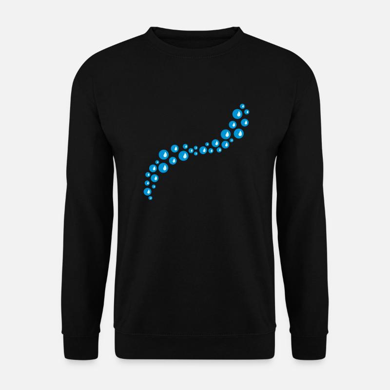 Bubbles Design - Unisex Sweatshirt - black
