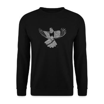 Magpies-Newcastle-darker - Unisex Sweatshirt - black - Front - Alina (178cm) & Michal (187cm)