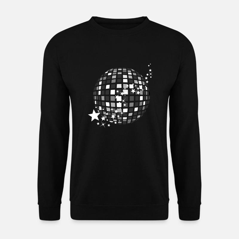 Discokugel Glitzernde Disco Kugel Schlagerparty - Unisex Pullover - Schwarz
