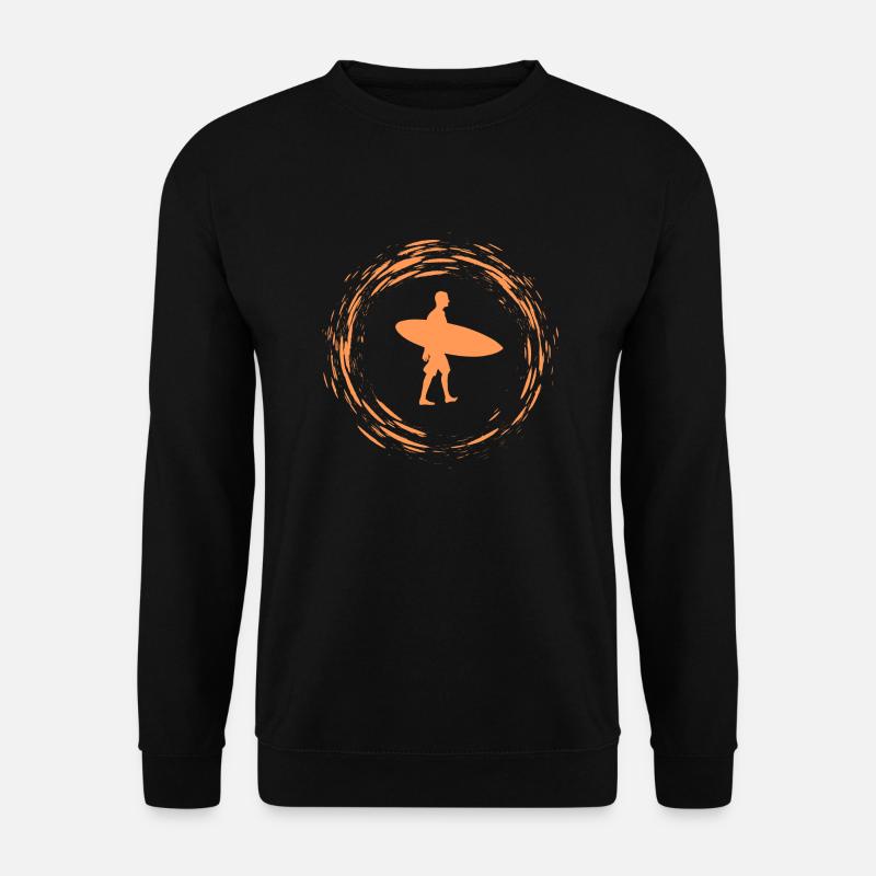 Surfing - Unisex Pullover - Schwarz
