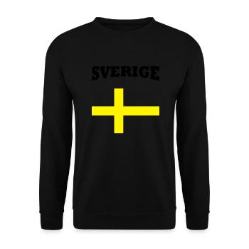 Sverige - Unisex Pullover - Schwarz - Vorne - Alina (178cm) & Michal (187cm)