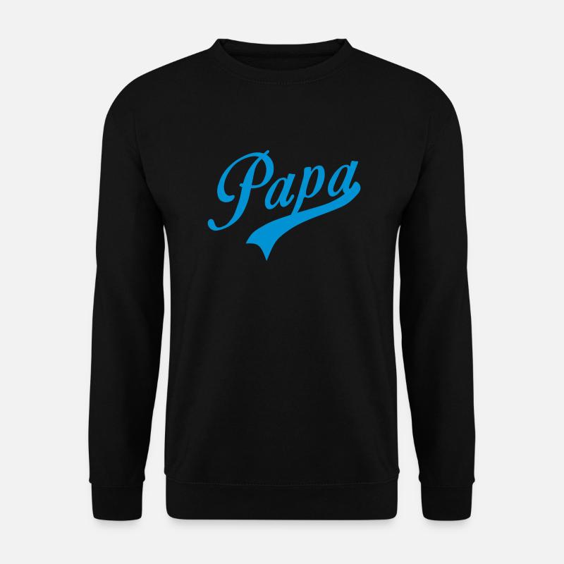 Papa Logo - Unisex Pullover - Schwarz