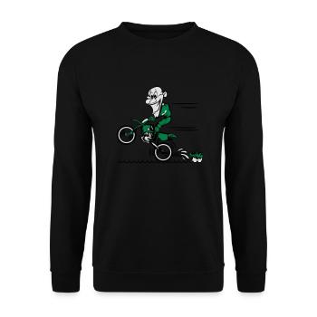 Moto plaisir de l'eau - Sweat-shirt Unisexe - noir - Devant - Alina (178cm) & Michal (187cm)