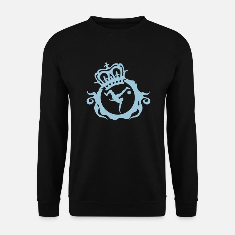 football crown player buffer - Unisex Sweatshirt - black