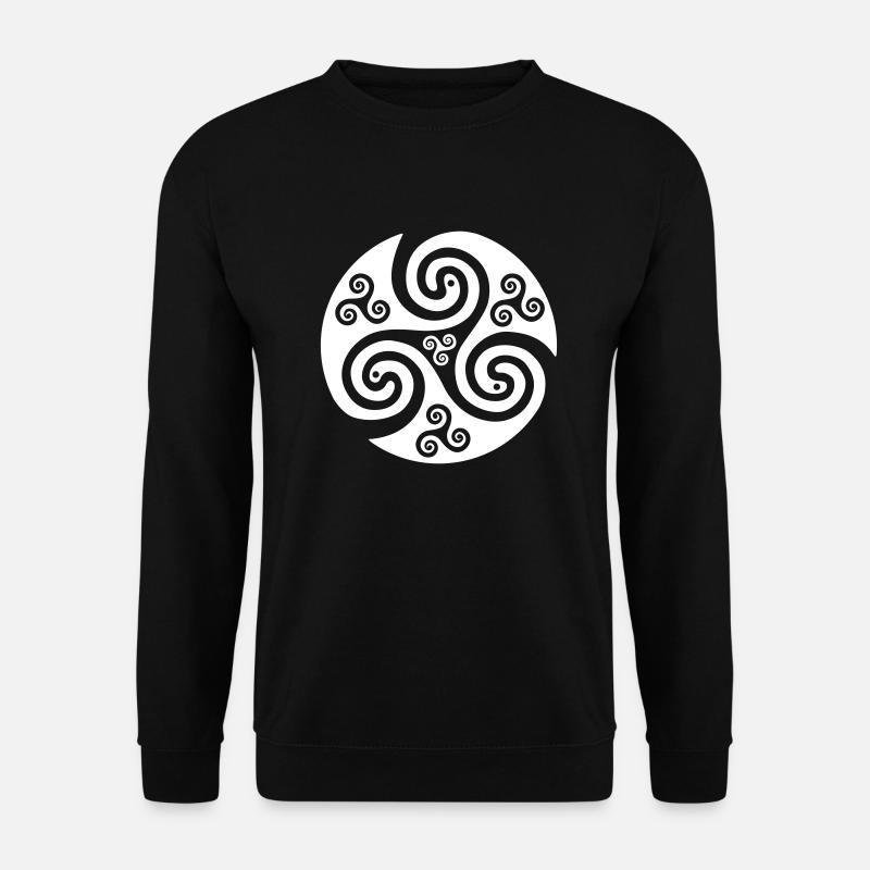 Keltischer Triskel - Unisex Pullover - Schwarz