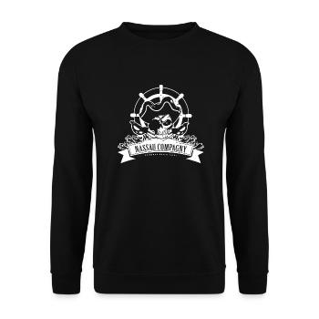 black sails - Sweat-shirt Unisexe - noir - Devant - Alina (178cm) & Michal (187cm)