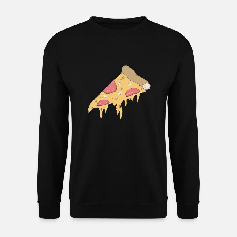 Comic-Pizza - Unisex Pullover - Schwarz