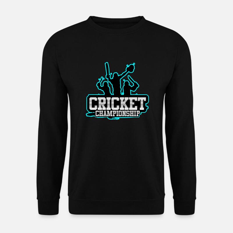 Sportart Cricket - Unisex Pullover - Schwarz