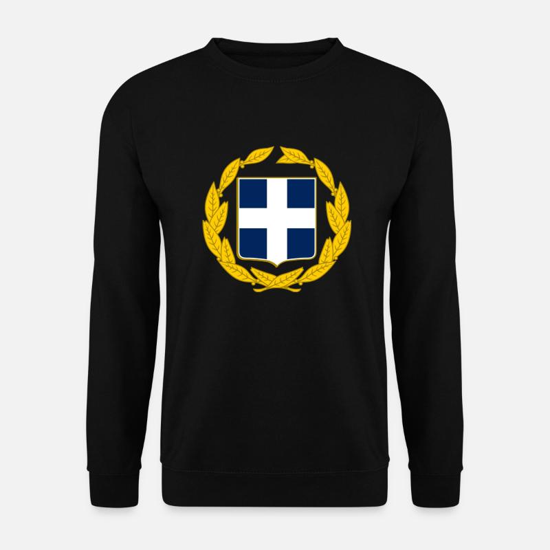 Greek emblem - Unisex Pullover - Schwarz
