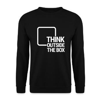 Sortez des sentiers battus - Sweat-shirt Unisexe - noir - Devant - Alina (178cm) & Michal (187cm)