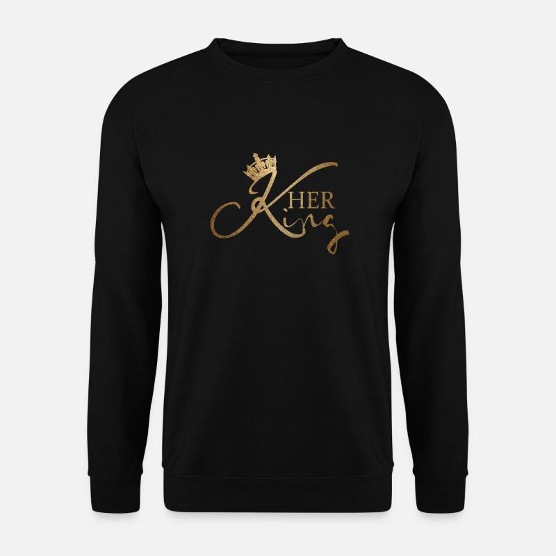 her king - Unisex Pullover - Schwarz