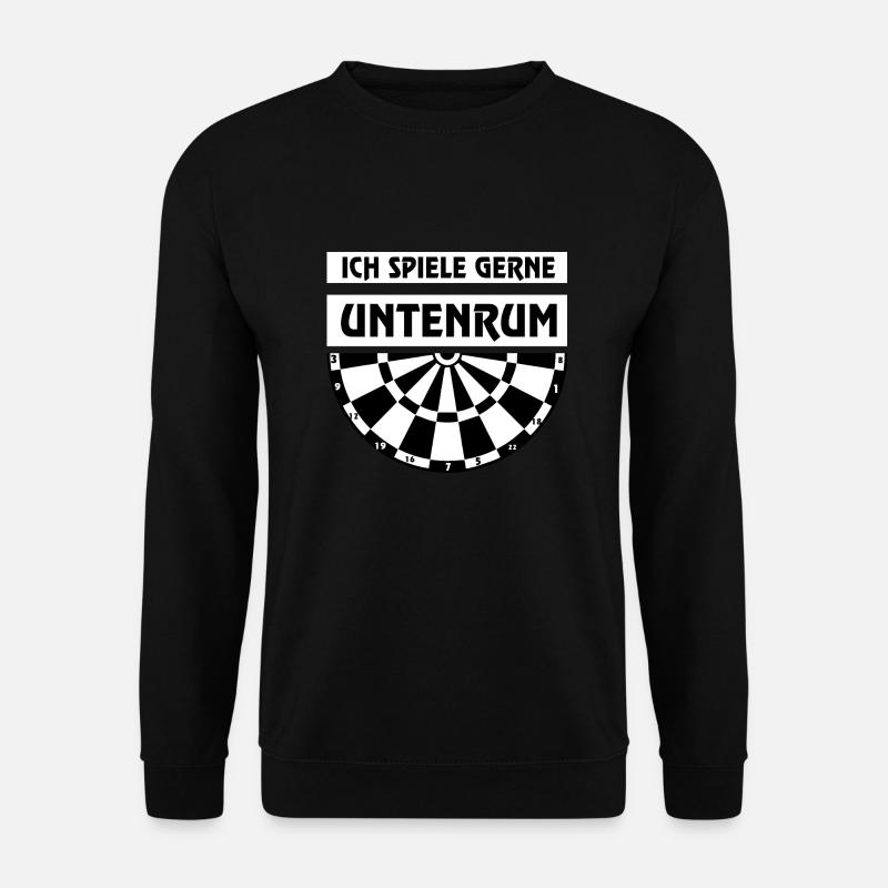 Darts Dart - Unisex Pullover - Schwarz