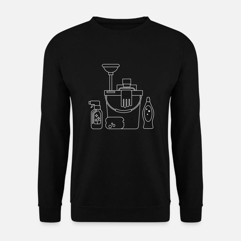 Putzeimer - Unisex Pullover - Schwarz