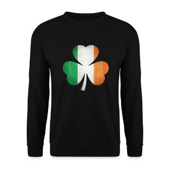 Irish lover - Unisex Sweatshirt - black - Front - Alina (178cm) & Michal (187cm)