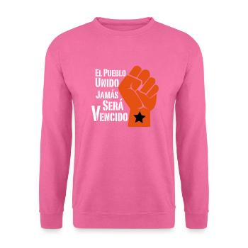 El pueblo unido jamàs serà vencido - Unisex Pullover - Pink - Vorne