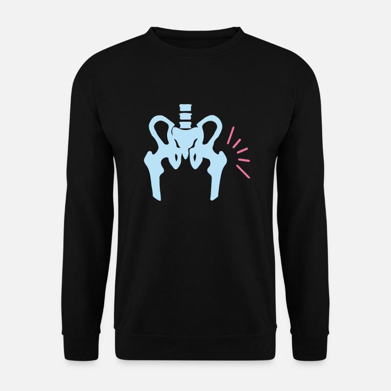 Hüftschmerz - Unisex Pullover - Schwarz