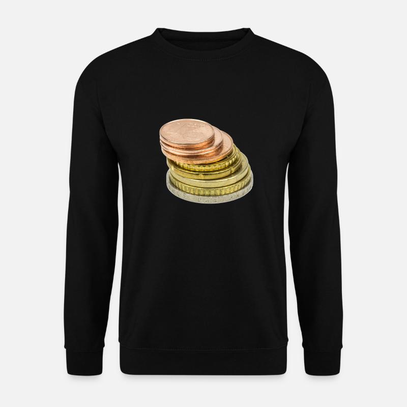 euro cent - Unisex Pullover - Schwarz