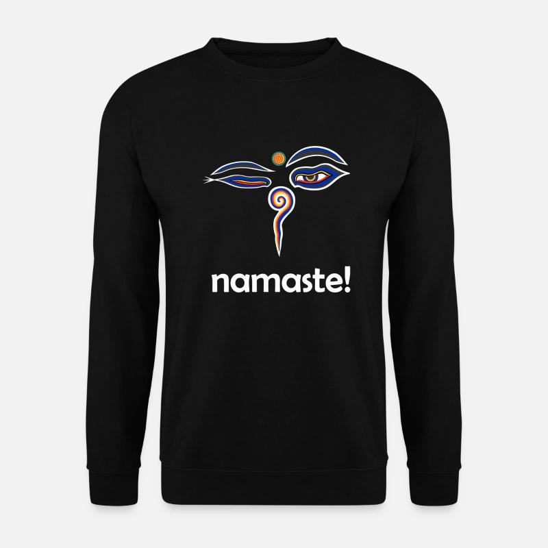 namaste - Unisex Sweatshirt - black