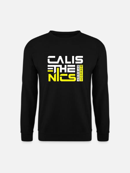 Calisthenics Street Workout Body Workout - Unisex Pullover - Schwarz