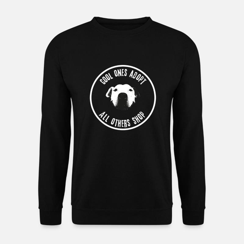 Adopt Don't Shop - Unisex Sweatshirt - black