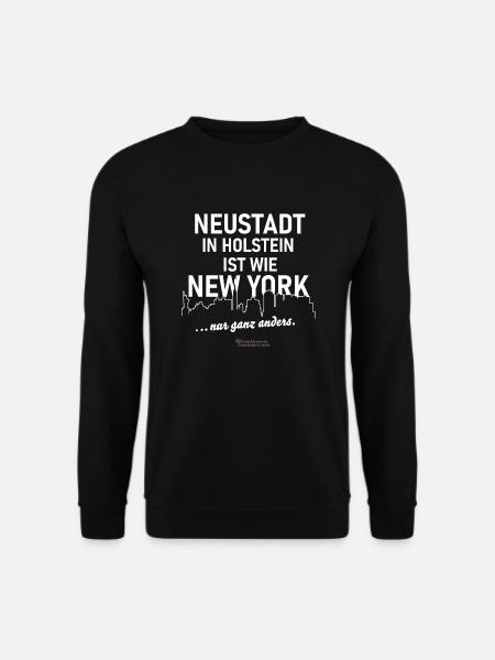 Neustadt in Holstein - Unisex Pullover - Schwarz