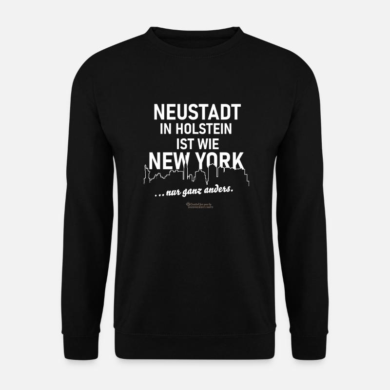 Neustadt in Holstein - Unisex Pullover - Schwarz