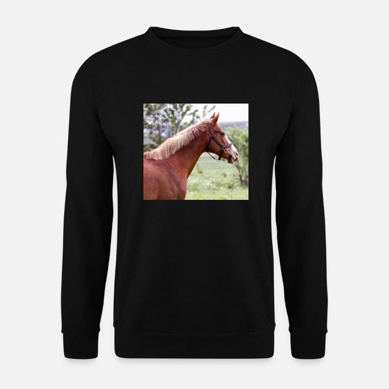 Horse. Pferd. - Unisex Pullover - Schwarz