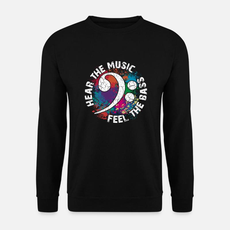 Spüre den Bass - Unisex Pullover - Schwarz