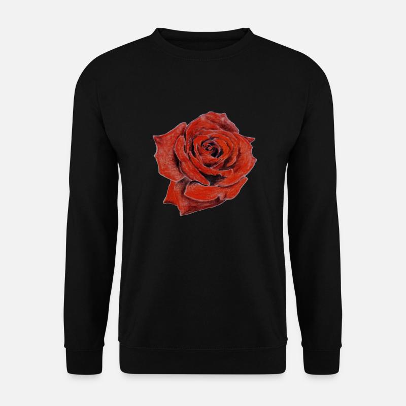 Rose - Unisex Pullover - Schwarz
