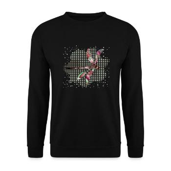 Libelle - Unisex Pullover - Schwarz - Vorne - Alina (178cm) & Michal (187cm)