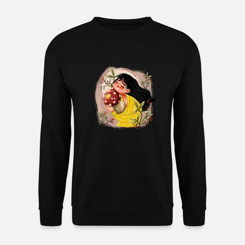 Wertschätzung von Pilzen - Unisex Pullover - Schwarz